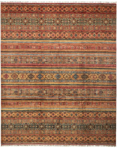Tappeto Samarkand Pakistan marrone giallo 249x303