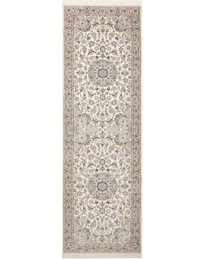 Tappeto Nain 9La Persia bianco 101x323