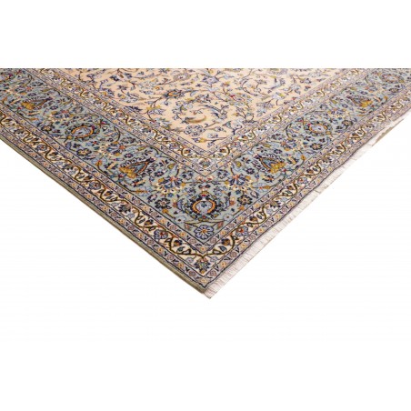 Tappeto Kashan Persia beige verde 246x350