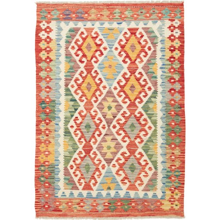 Tappeto Kilim Afghanistan marrone 106x150