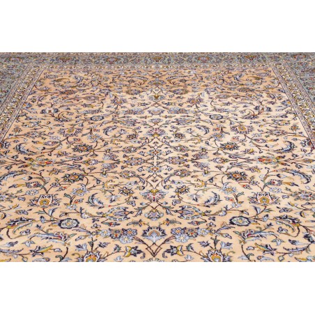 Tappeto Kashan Persia beige verde 246x350