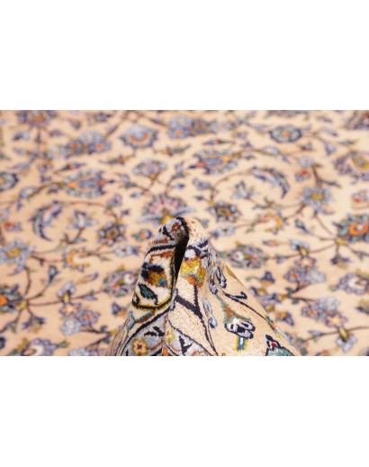 Tappeto Kashan Persia beige verde 246x350