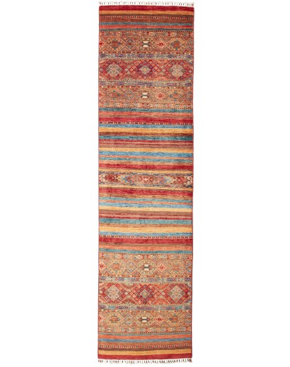 Tappeto Samarkand Pakistan marrone bianco 80x304