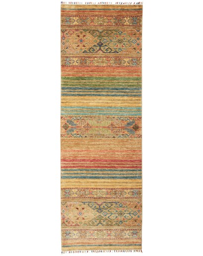 Tappeto Rubin Pakistan marrone azzurro 79x251