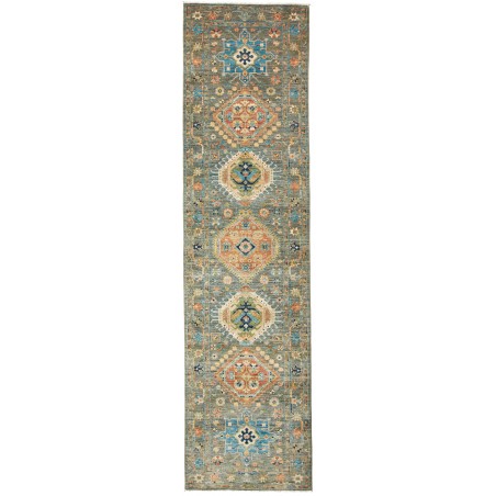 Tappeto Tribal Pakistan marrone 79x302