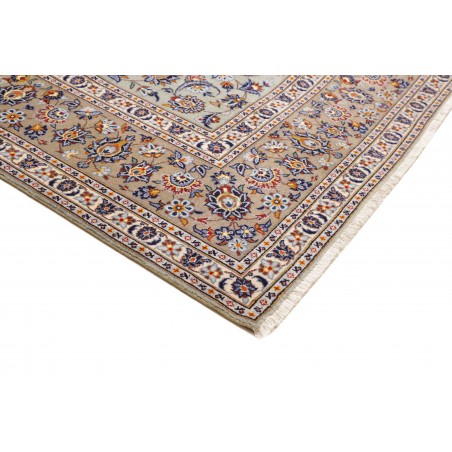 Tappeto Kashan Persia beige azzurro 305x412