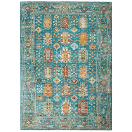 Tappeto Tribal Pakistan grigio verde 239x341