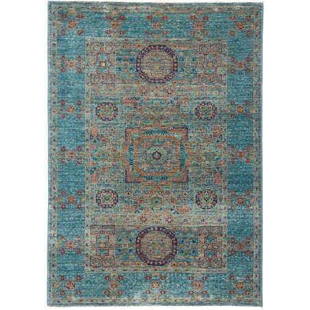 Tappeto Mamlouk Pakistan azzurro 81x115