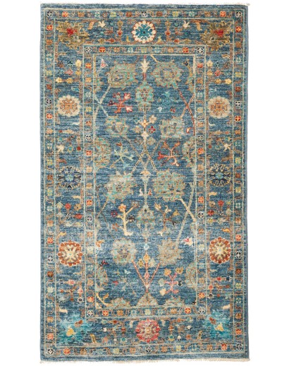 Tappeto Zigler Fine Pakistan bianco azzurro 74x122