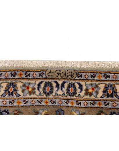 Tappeto Kashan Persia beige azzurro 305x412