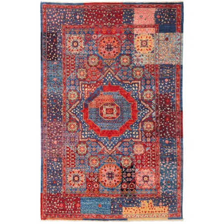 Tappeto Mamlouk Pakistan marrone giallo 117x179