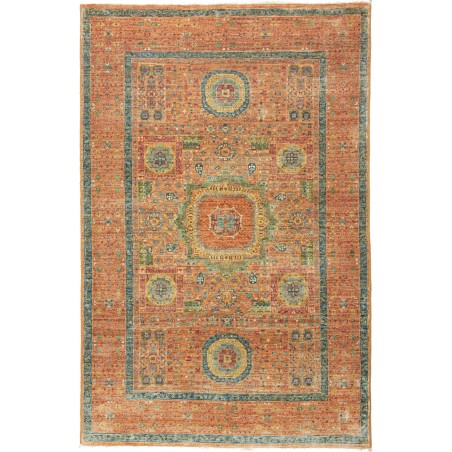 Tappeto Mamlouk Pakistan marrone bianco 96x147