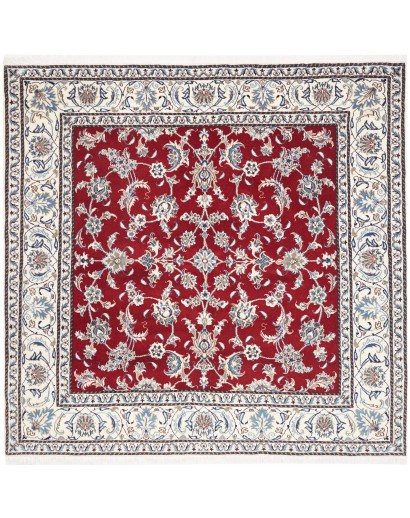 Tappeto Nain Kashmar Persia bianco 208x203