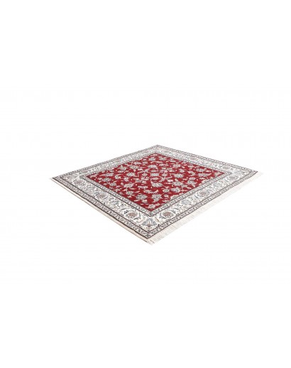 Tappeto Nain Kashmar Persia bianco 208x203