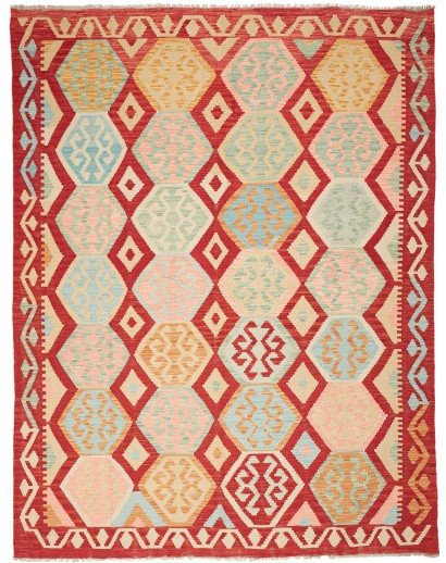 Tappeto Kilim Afghanistan marrone 185x241