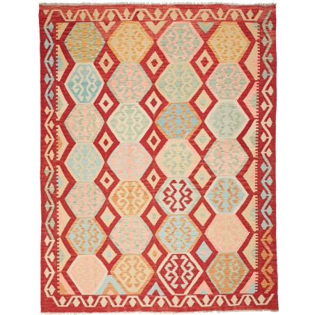 Tappeto Kilim Afghanistan marrone 185x241