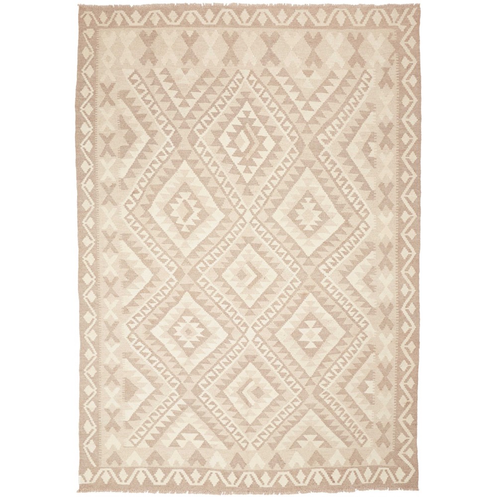 Tappeto Kilim Afghanistan giallo marrone 173x245