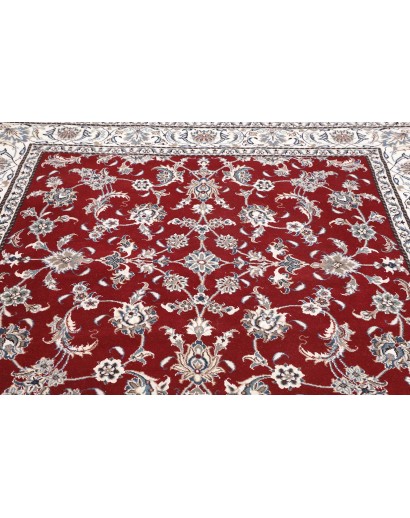 Tappeto Nain Kashmar Persia bianco 208x203