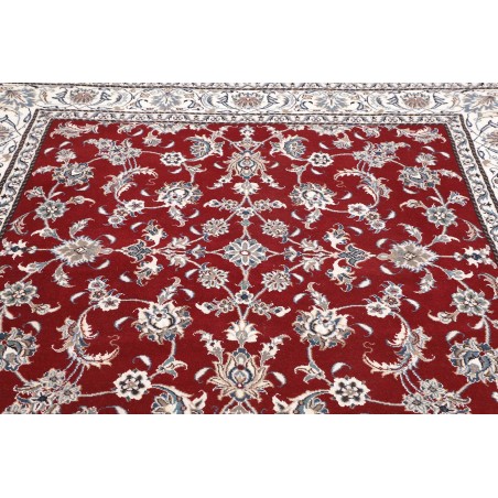 Tappeto Nain Kashmar Persia bianco 208x203