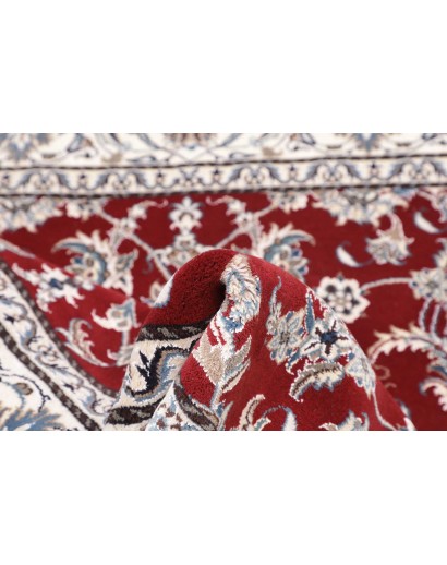 Tappeto Nain Kashmar Persia bianco 208x203