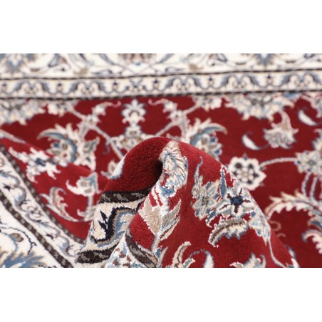 Tappeto Nain Kashmar Persia bianco 208x203