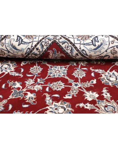 Tappeto Nain Kashmar Persia bianco 208x203