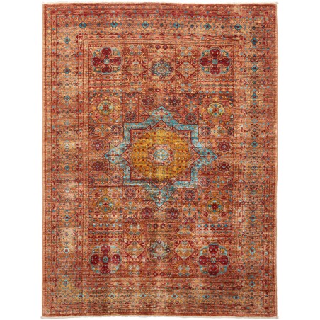 Tappeto Mamlouk Pakistan rosso marrone 126x172