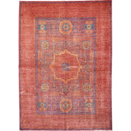 Tappeto Mamlouk Pakistan rosso giallo 170x241