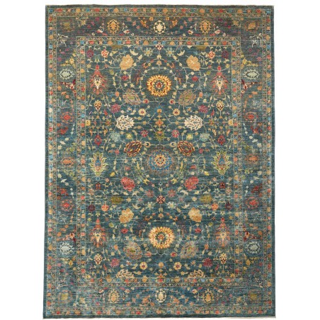 Tappeto Shahi Fine Pakistan azzurro 262x360