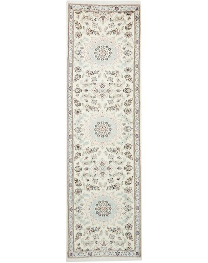 Tappeto Nain 9La Persia bianco grigio 80x286