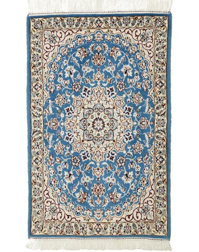 Tappeto Nain 9La Persia bianco verde 58x92
