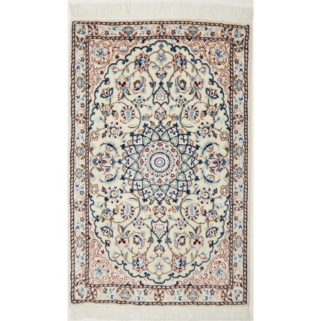 Tappeto Nain 9La Persia bianco marrone 60x97