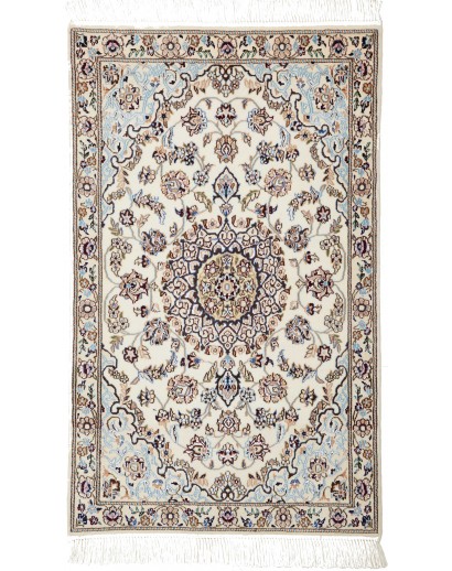 Tappeto Nain 6La Persia bianco grigio 63x103