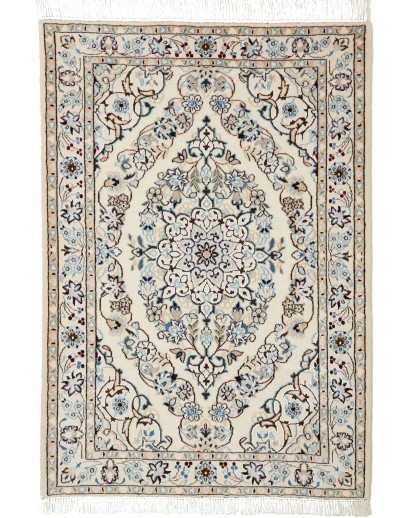 Tappeto Nain 6La Persia beige bianco 66x95