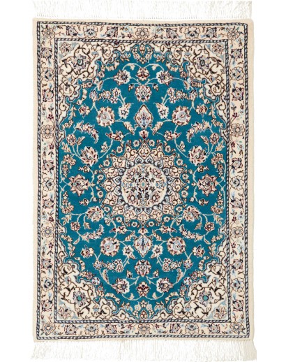 Tappeto Nain 6La Persia grigio verde 62x90