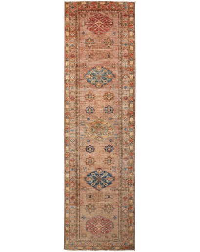 Tappeto Kazak Fine Pakistan marrone 82x300
