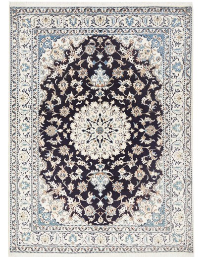 Tappeto Nain Kashmar Persia grigio 172x234