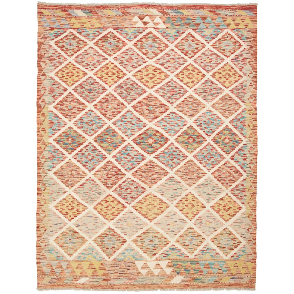 Tappeto Kilim Afghanistan marrone 155x202