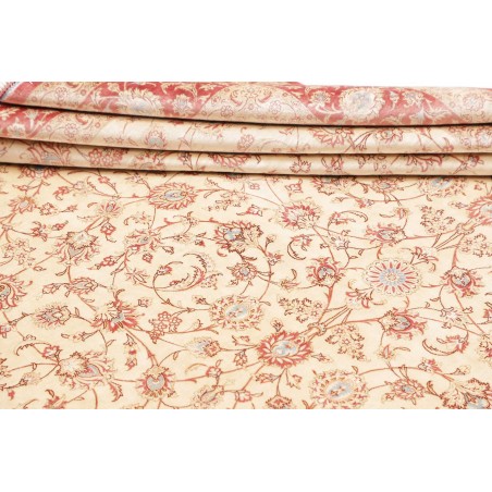 Tappeto Ghom seta Persia marrone rosso 191x248