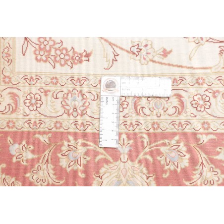 Tappeto Ghom seta Persia marrone rosso 191x248