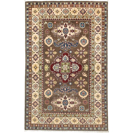 Tappeto Kazak Afghanistan azzurro marrone 119x187