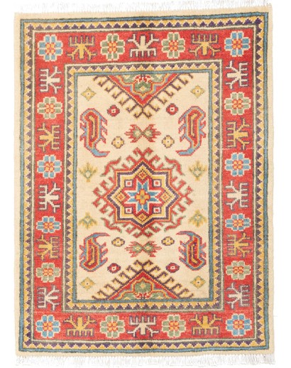 Tappeto Kazak Pakistan marrone rosso 65x85