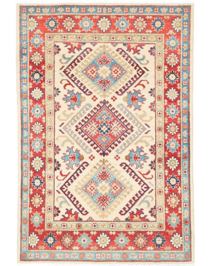 Tappeto Kazak Pakistan giallo rosso 101x152