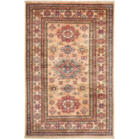 Tappeto Kazak Fine Pakistan marrone grigio 95x148