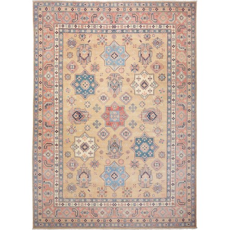 Tappeto Kazak Afghanistan marrone grigio 268x372