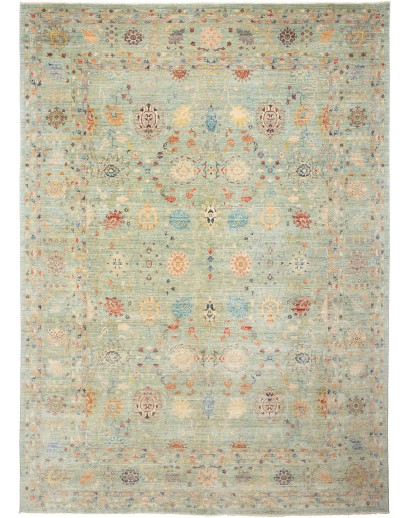 Tappeto Shahi Fine Pakistan azzurro marrone 272x378