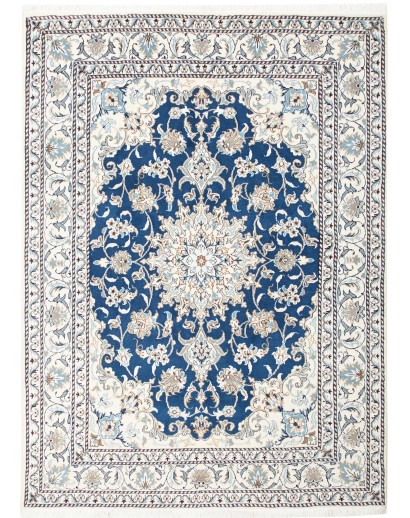 Tappeto Nain Kashmar Persia grigio 153x210