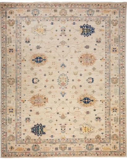 Tappeto Malka Pakistan marrone grigio 243x300