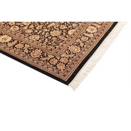 Tappeto Ghom seta Persia grigio 100x151