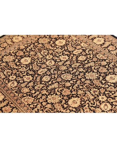 Tappeto Ghom seta Persia grigio 100x151